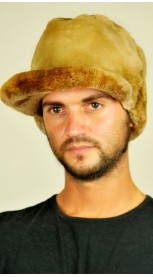 Beaver fur hat, with Visor